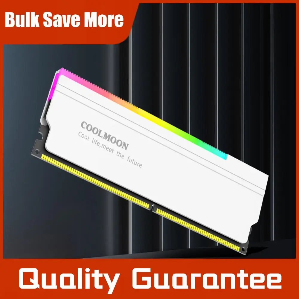 

Теплоотвод для оперативной памяти 5V-3PIN ARGB DDR4 DDR3 с поддержкой Aura Sync, с термопрокладкой для настольных ПК