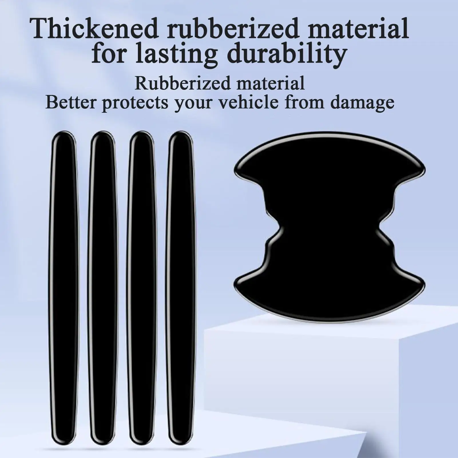 مقبض باب السيارة حامي غطاء حماية مقاوم للخدش طبقة رقيقة واقية ملصق شاحنة SUV RV صيانة الطلاء منع الخدش