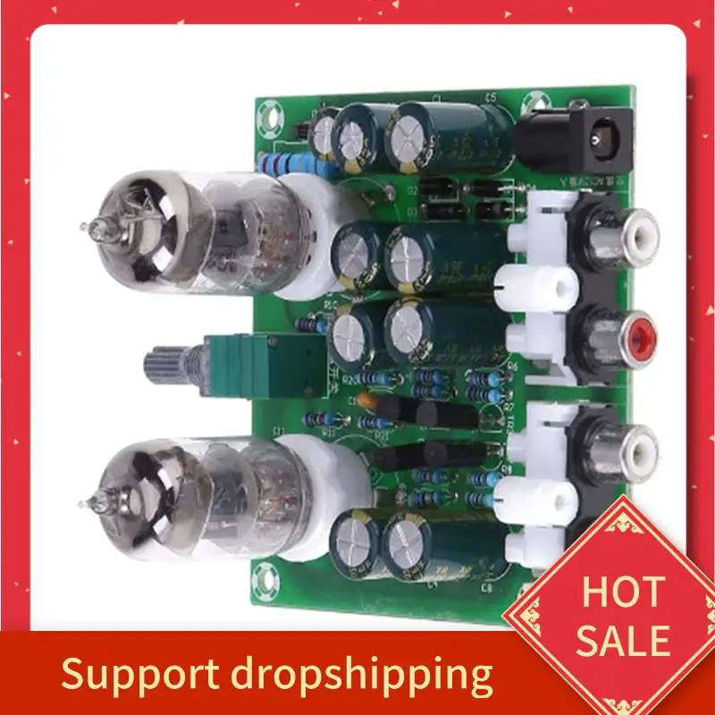 

B44C стерео электронный ламповый предусилитель, плата предусилителя, модуль усилителя с эффектом желчного усилителя для аудиоэнтузиастов