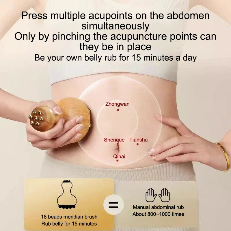 

Handheld Brass And Wood Therapy Tools Mushroom Lymphatic Drainage Massager Trigger Point Massage Tool For Deep Tissue Body Shape