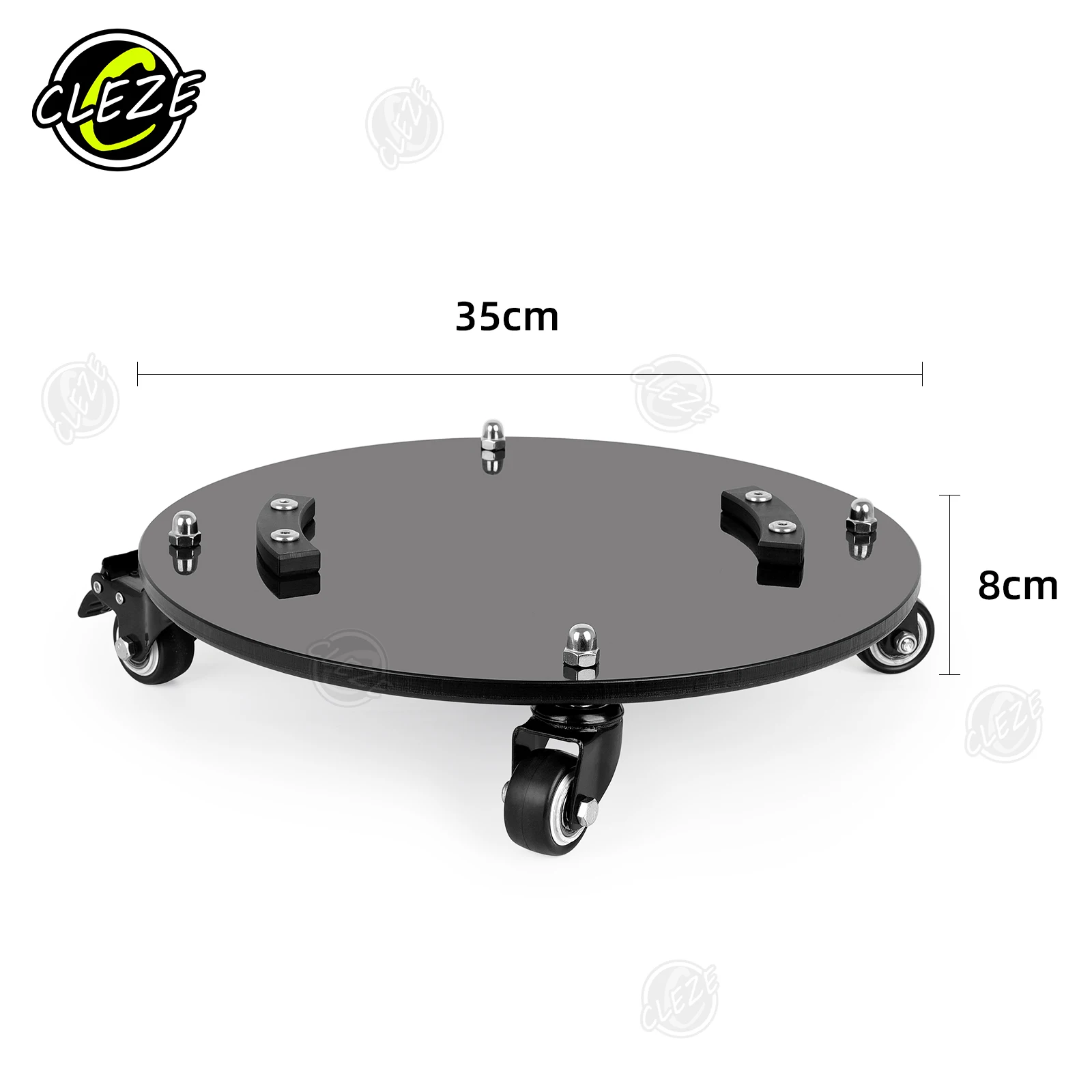 CLEZE PPF Tint Keg Base with 4 Wheel Rotatable Water Tank Holder Mobile Stand for Car Window Film Installation Tool