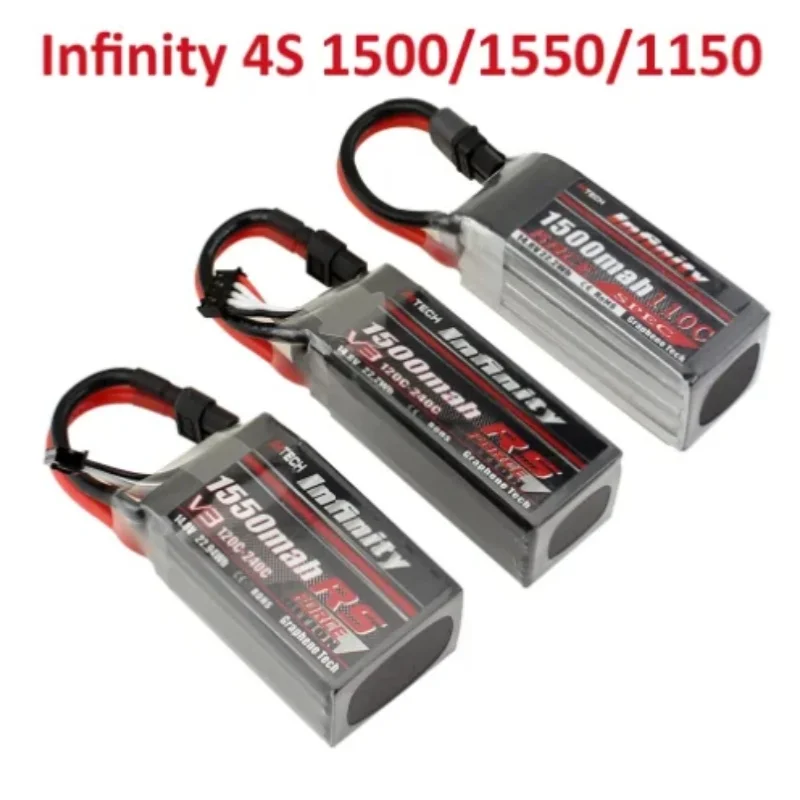 Infinity 1S 2S 3S 4S LiPo Lithium Battey 450/550/850/1300/1500/1550/2200mAh 85C 95C XT30 XT60 Plug For FPV Racing Drone