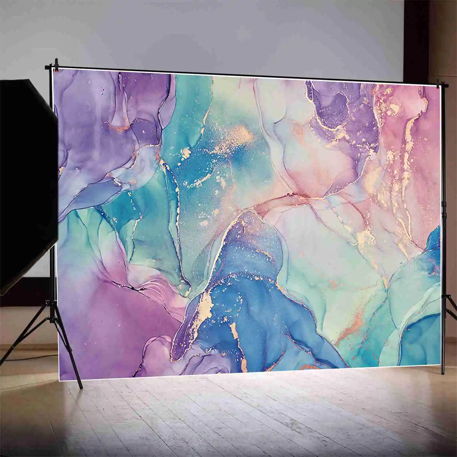 MOON.QG Marble Texture Product Subject Photo Studio Backdrop Abstract Photograph Wall Background Birthday Home Decoration Props