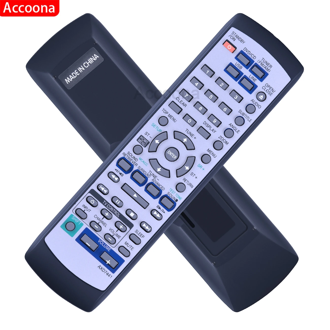 Remote Control  AXD7441 AXD7440 for Pioneer TZ-555DVD XV-DV555 S-DV555T DV252 DV1SW DCS-360, XV-DV353, XV-DV360Home Theater