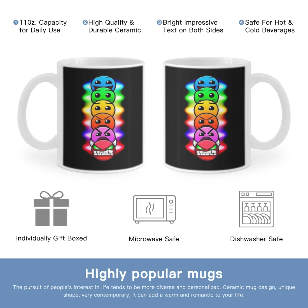 

G-Geometry_D-Dash Free Shipping 11OZ Coffee Mug Beer Mugs Tea Milk Cup For coffee Lovers Surprised Gift