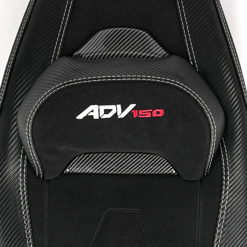 Suitable for 19-22 ADV150 Modified Seat Cushion Assembly Comfortable and Soft Backrest Seat Bag Motorcycle Seat Bag