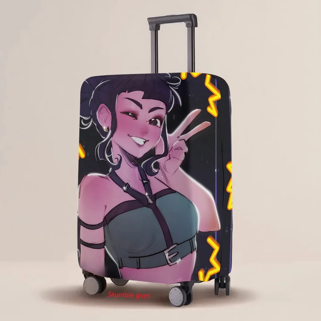 Custodia protettiva per bagagli in cartone animato Kpop Demon Hunters Custodia elastica per valigia Elementi essenziali da viaggio ​