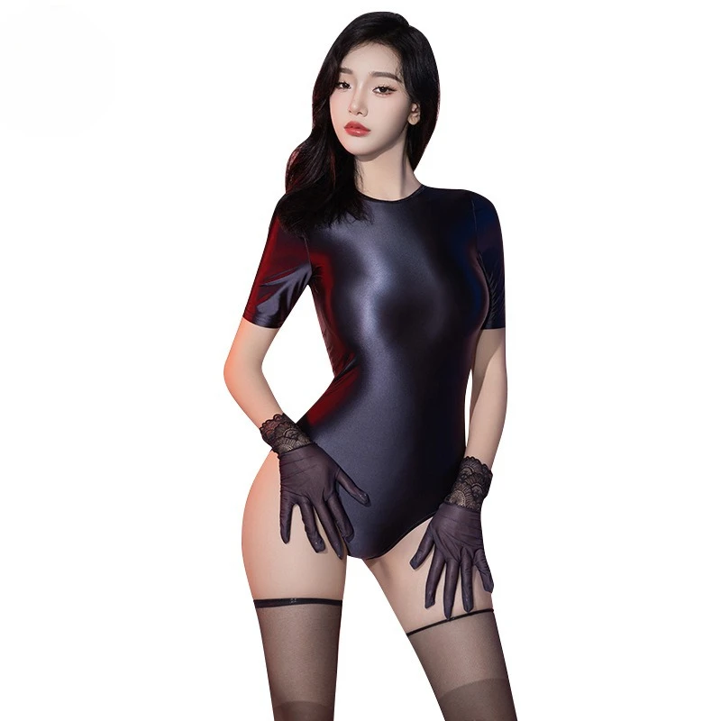 المرأة مثير ملابس السباحة ضيق مرونة عالية النفط حريري عالية المرونة رقيقة جدا مثير ملابس السباحة ليلة ملابس للنادي انظر من خلال الملابس الداخلية #6