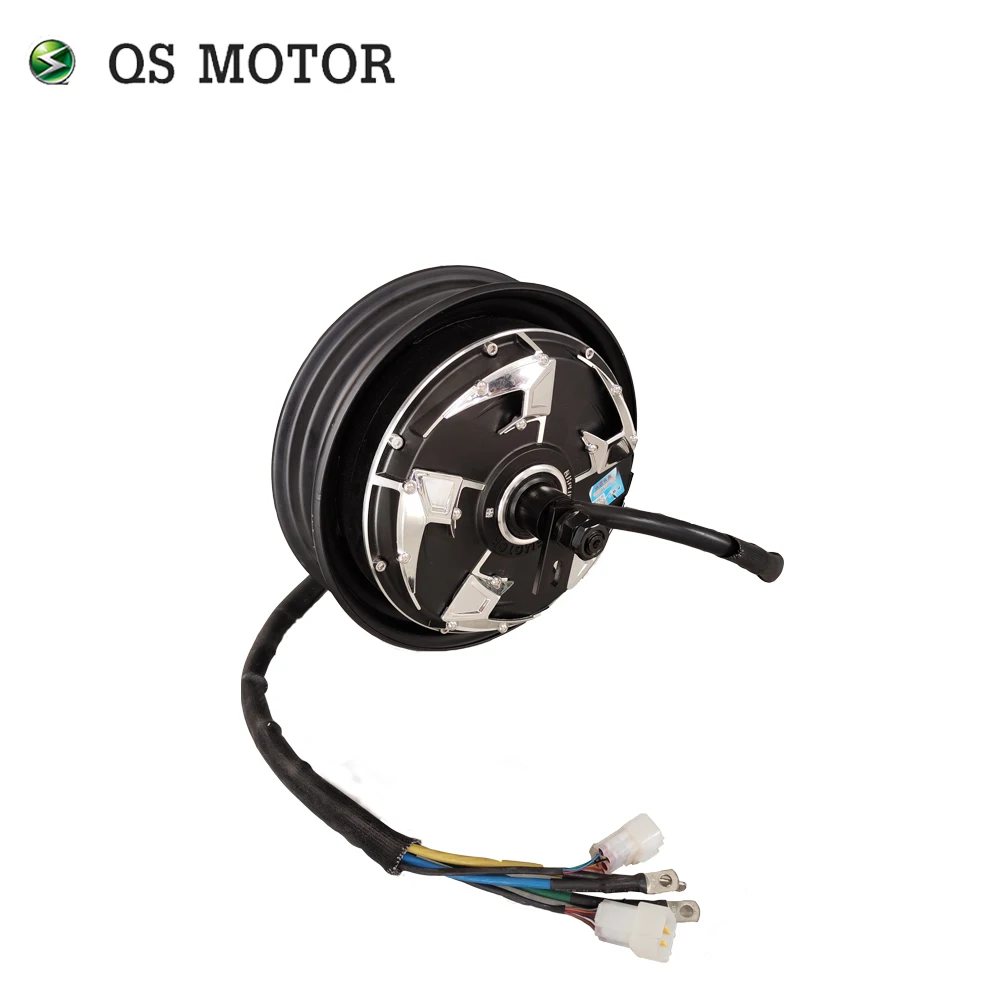 

SiAECOSYS/QSMOTOR 205 10x3.0inch 50H 3000W 72V Powerful Racing Hub Motor for High Speed Electric Scooter