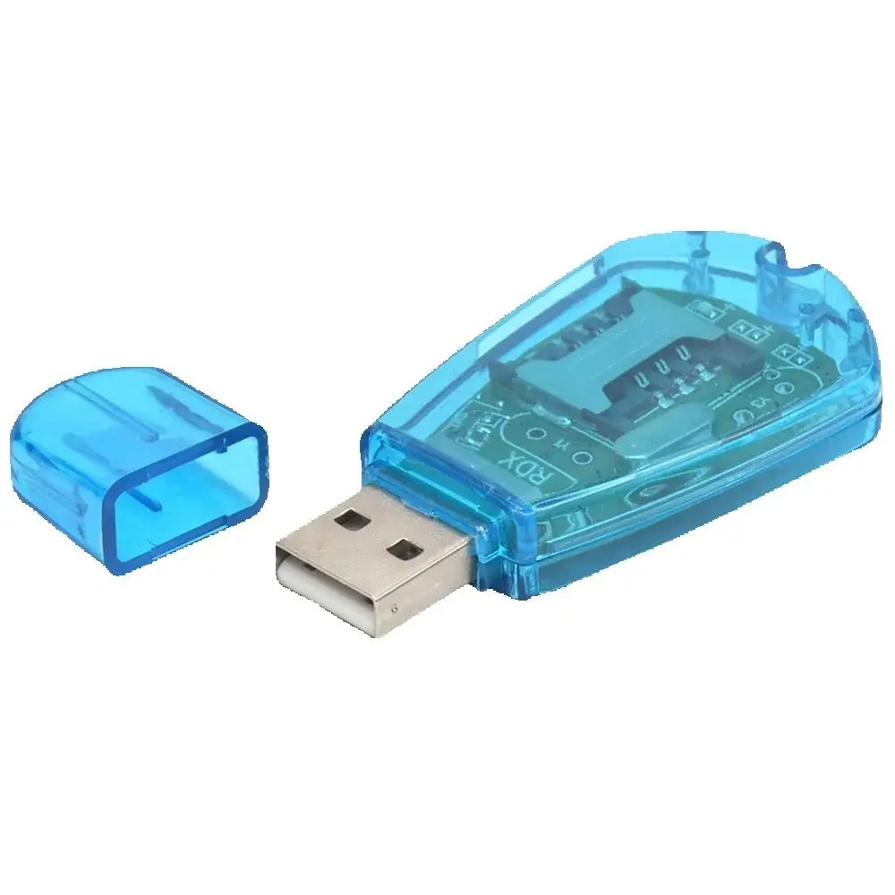 Kit de copia/clonador de tarjeta SIM USB, lector de tarjeta SIM GSM CDMA SMS, copia de seguridad + lector de CD