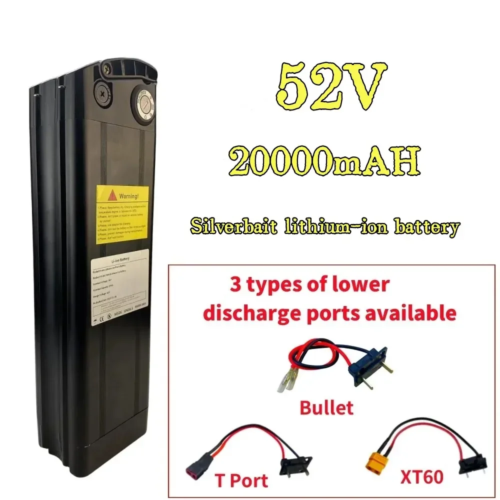 

Аккумулятор 52 в 20 Ач Iithium 500 Вт 1000 Вт для серебряной рыбы