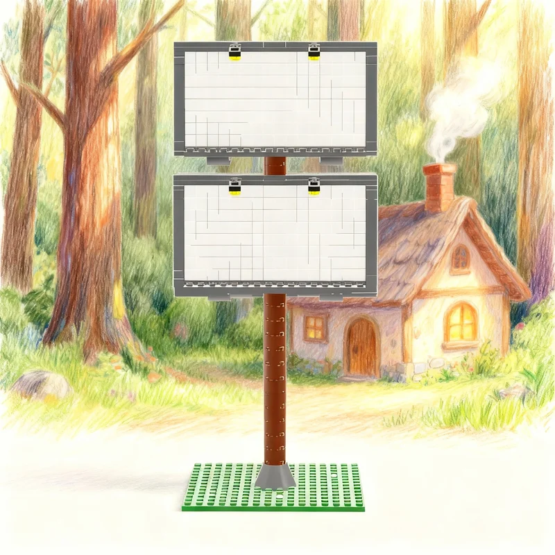 

681 деталей MOC Billboard V 3, модель города, строительные блоки, архитектурный конструктор, подарок на Рождество, развивающая игрушка, креативная идея, DIY, обучающий конструктор