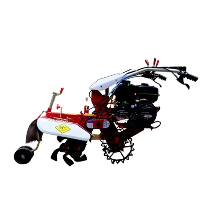 CE Certification High Efficiency Manual Multi - Functional Ditching Soil Cultivator Agricultural Rotary Cultivator