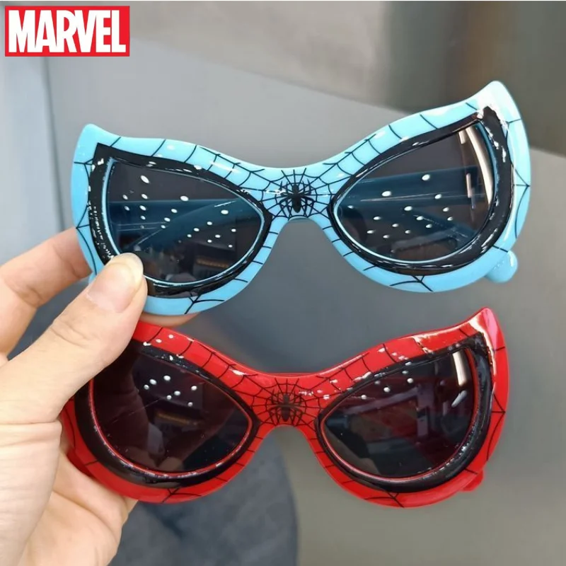 New Marvel The Avengers Spiderman Personalized Anime Movie Character Children's Sunglasses Creative Cartoon Sunscreen Sunglasses