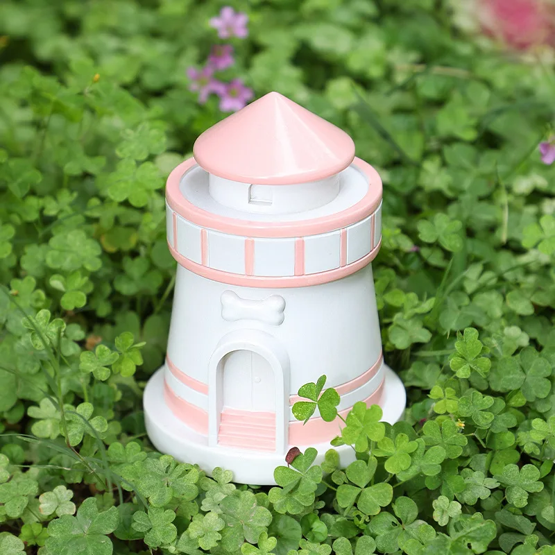 Faro creativo y minimalista, urna para perros y gatos, contenedor de almacenamiento de funerías y cremación para mascotas, suministros conmemorativos
