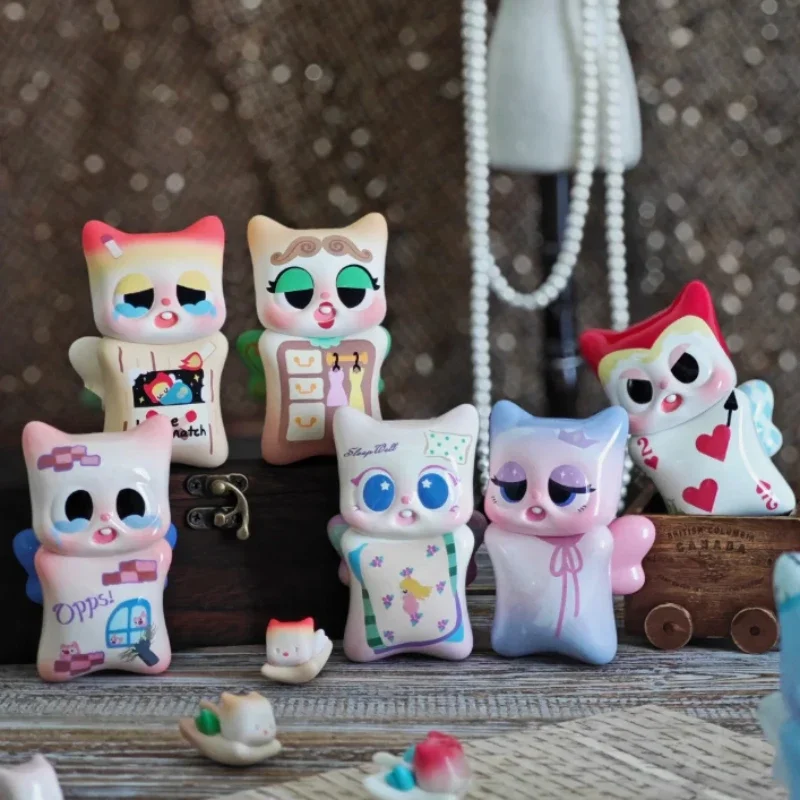 

Pitty Supporting Characters' Monologue Anime Figures Blind Boxes Mystery Box Trendy Figurines Creative Collection Ornaments Toys