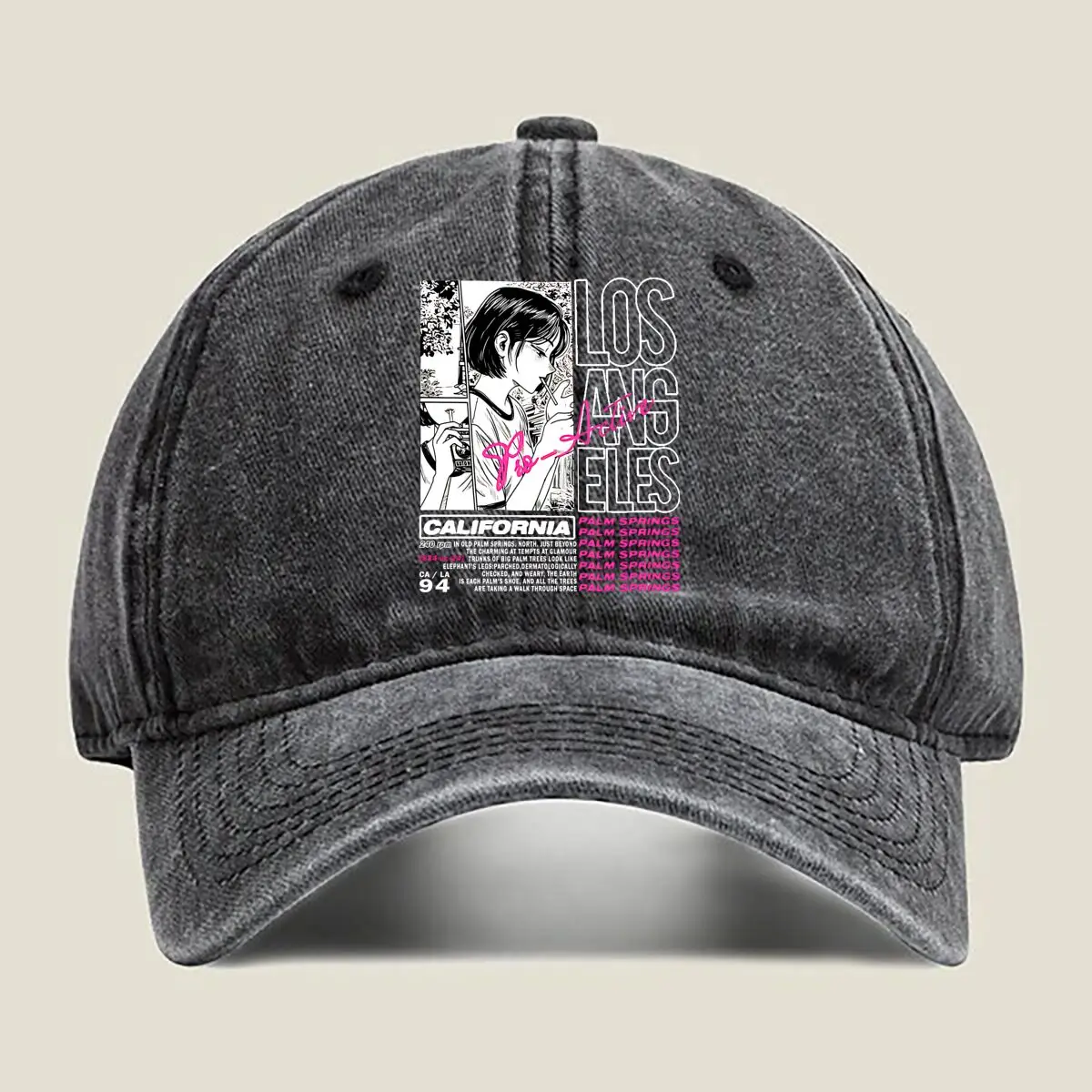 

Los Angeles - Cali Vibe Art Washed Baseball Cap