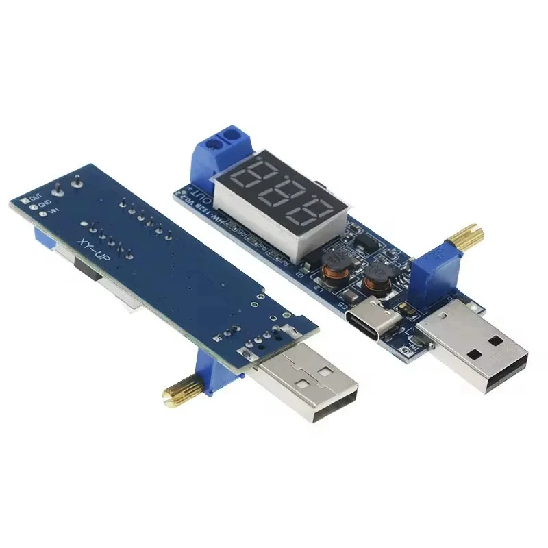 DC-DC USB ブースト電源電圧レギュレータモジュール 5V から 3.3V、9V、12V、24V デスクトップ電源モジュール