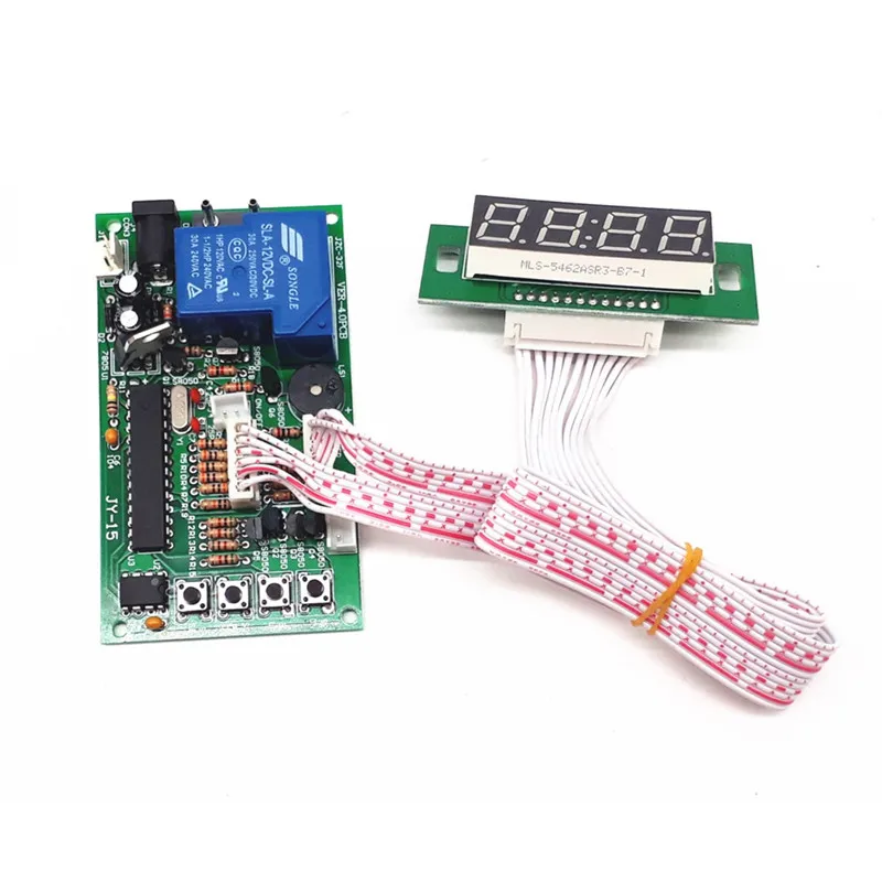 JY-15B with ribbon cable, 4-digit display, countdown timer, control board, manual setting of price and time