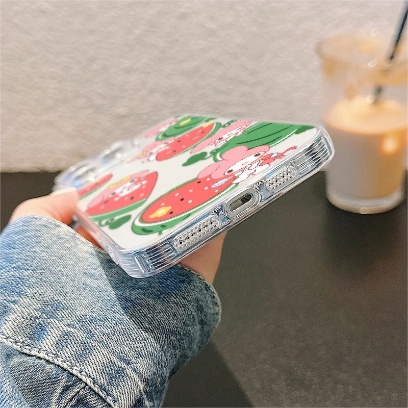 Casing Lunak Transparan untuk Honor X7b 90 Lite Y9 Prime 2019 X9a X9b X8b Sanrio Melody Kuromi