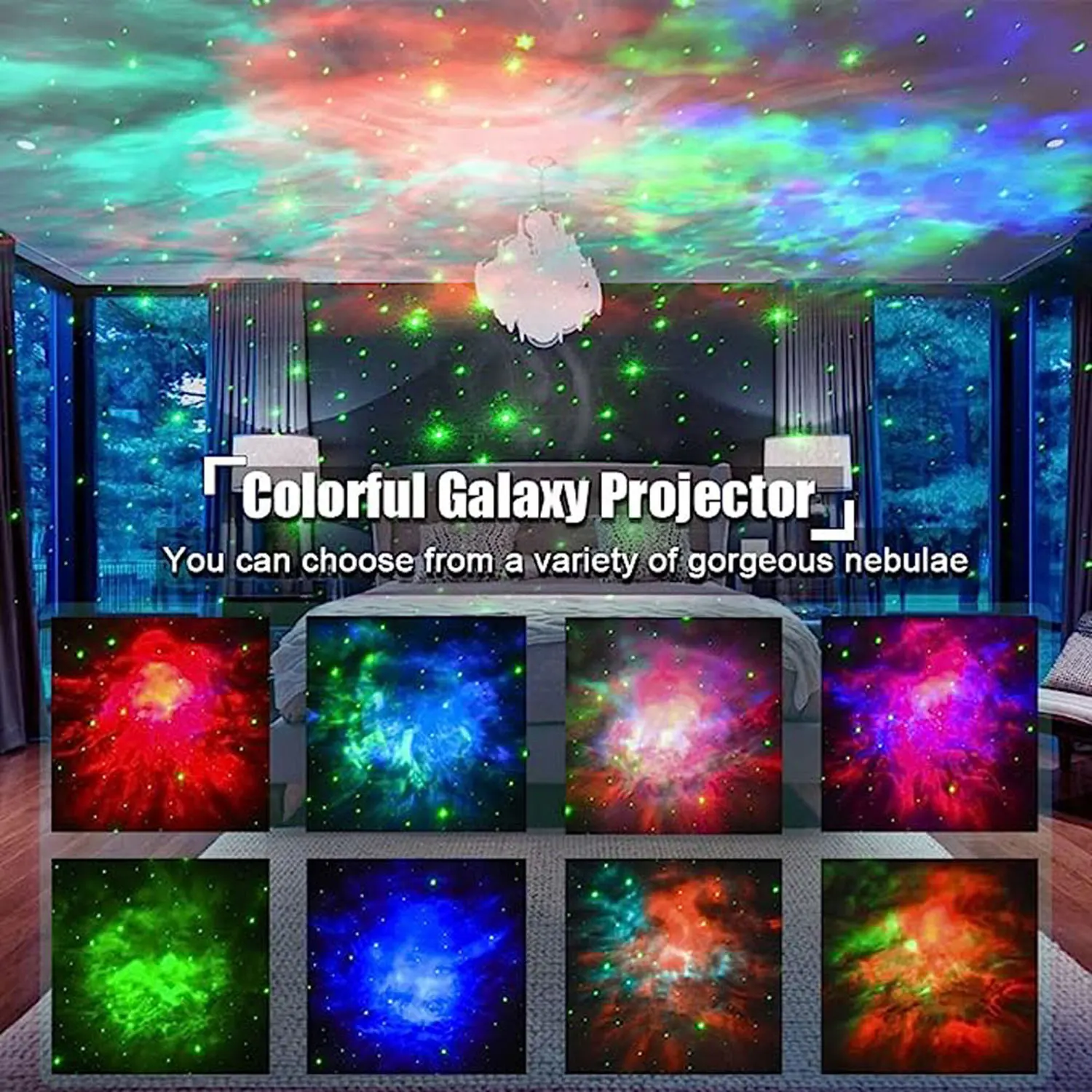 Galaxy Star Astronaut Projector LED Night Light Starry Sky Porjectors Lamp Decoration Bedroom Room Decorative For Children Gifts