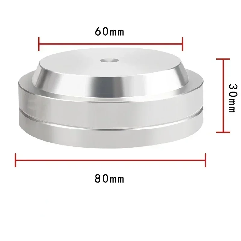 Almohadilla para uñas de Audio de acero inoxidable 304, amplificador antideslizante a prueba de golpes, altavoz de CD, pies, anillo de carga de 180KG, 1 Uds.