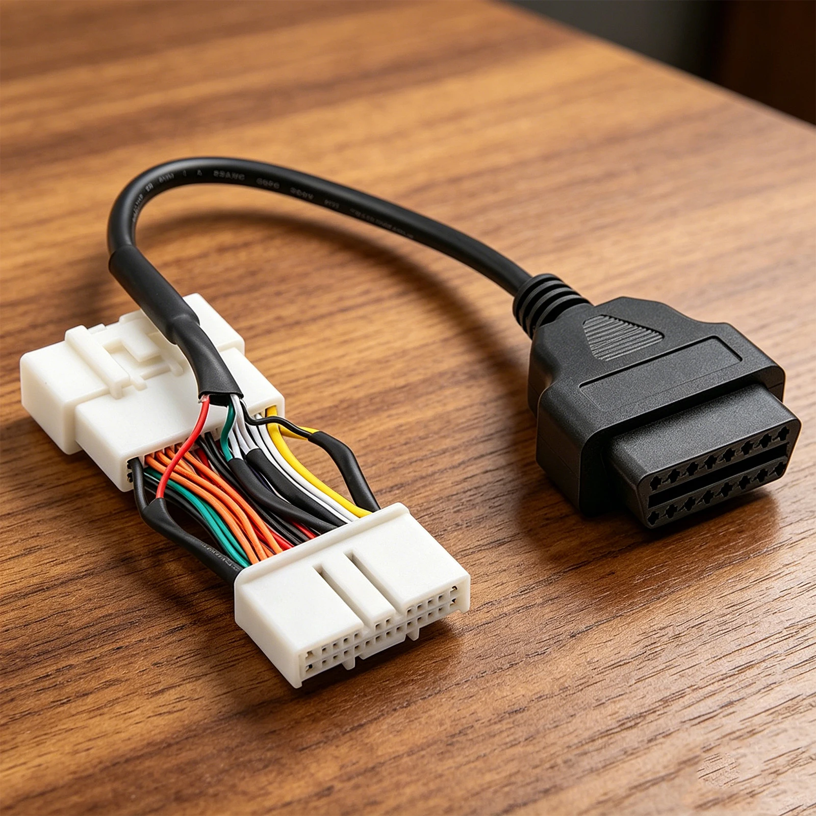 

OBD2 Diagnostic Connector for Teslas Model Y and Model 3 2019 & After 26 Pin To 16 Pin Compatible with OBDII Scanner Code Reader