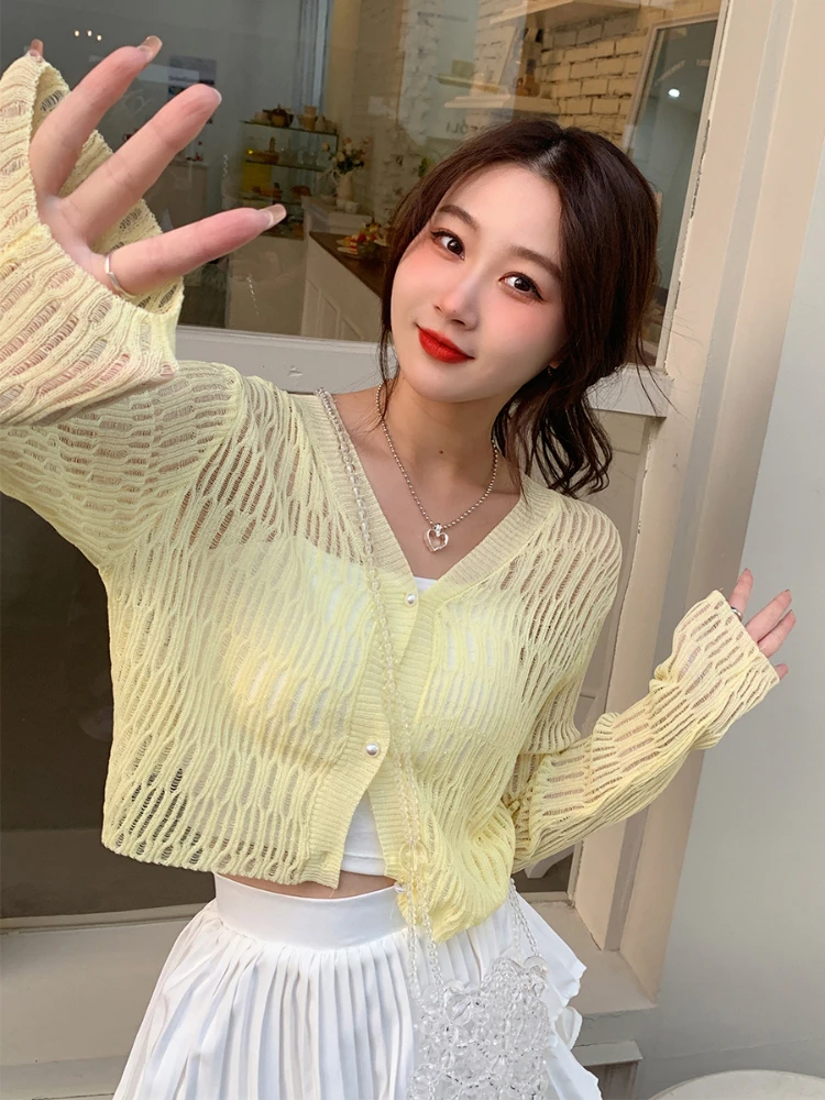 Thumbnail 4 - #48 Latest Button Front Knit Cardigans Offers