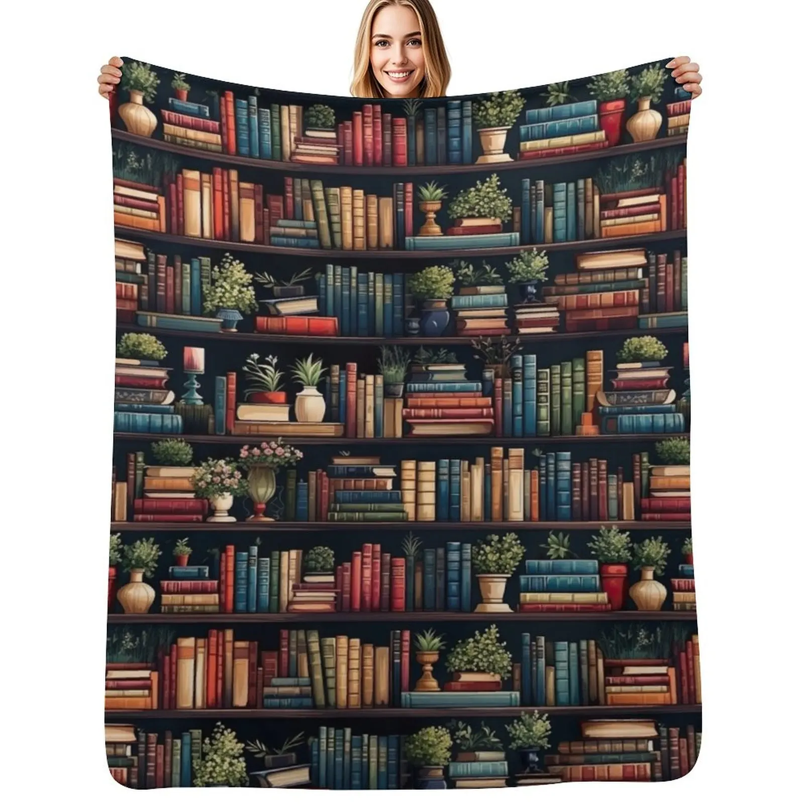 

Bookshelf Throw Blanket Hairys valentine gift ideas Blankets For Baby Heavy Blankets