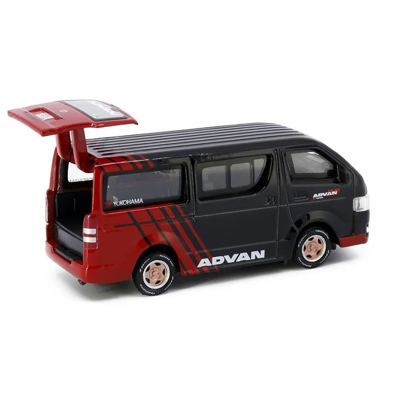 Tiny 1:64 Toyota Hiace Advan Diecast Simulation Model Cars Toys