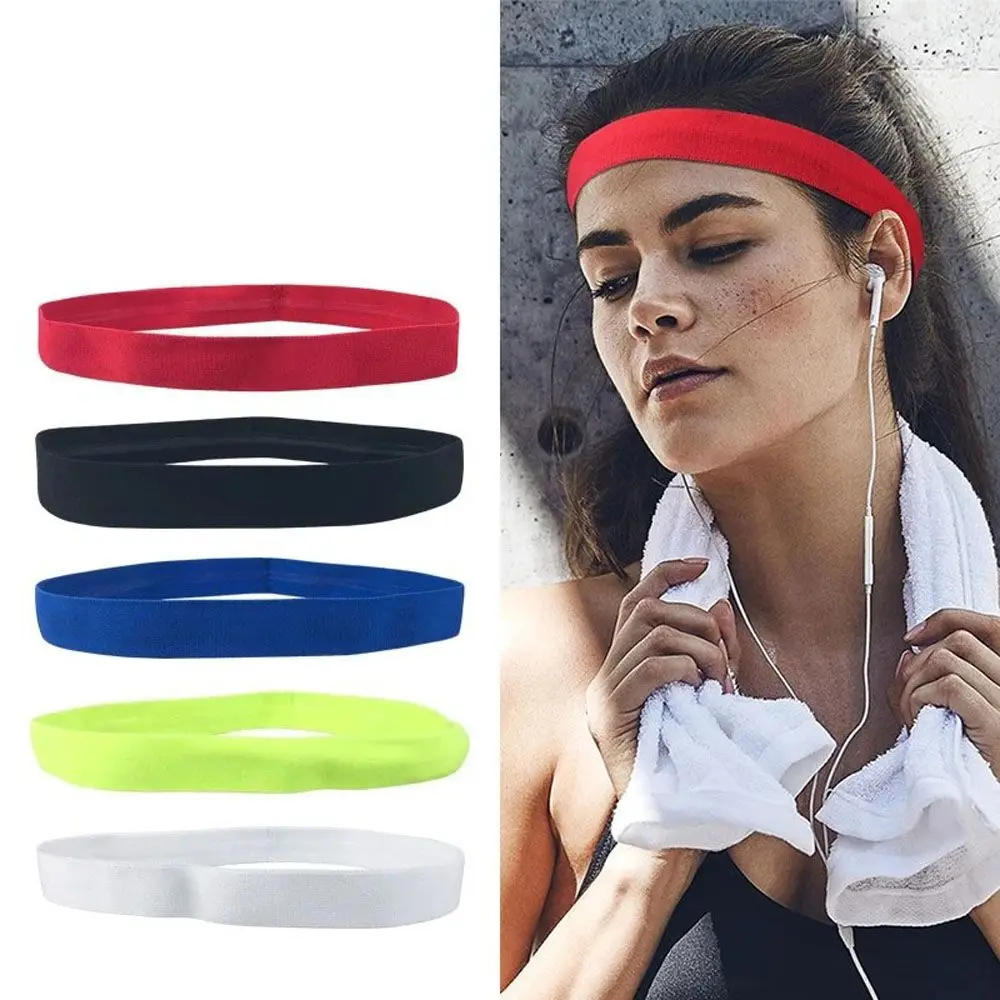 

Elastic Running Head Band Sport Hairband Sweat Anti-slip Tennis Yoga Hair Bands Biking Sweatband Fitness Headbands For Women Men