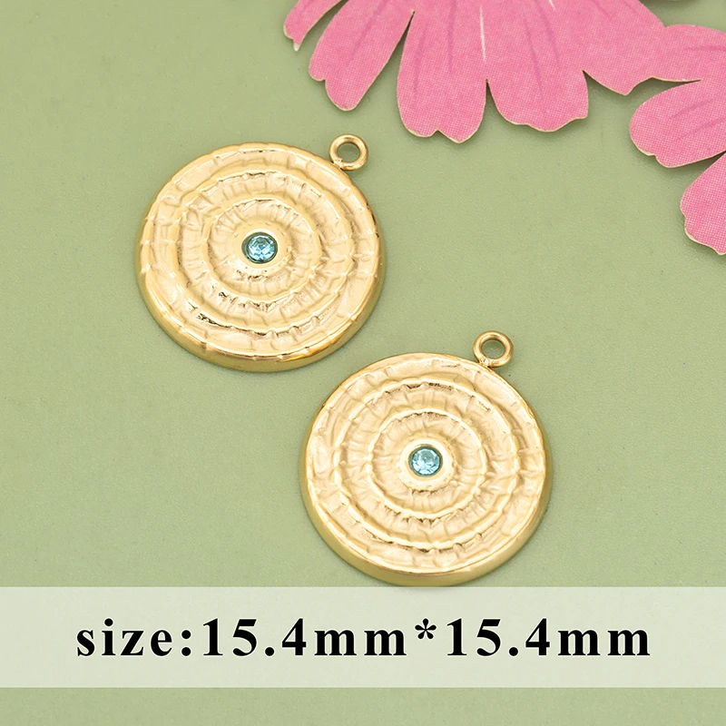 assoonas MF07, Schmuckzubehör, 316L-Edelstahl, nickelfrei, handgefertigt, Anhänger, Schmuckherstellung, DIY-Anhänger, 4 Stück/Set. – Detail 8
