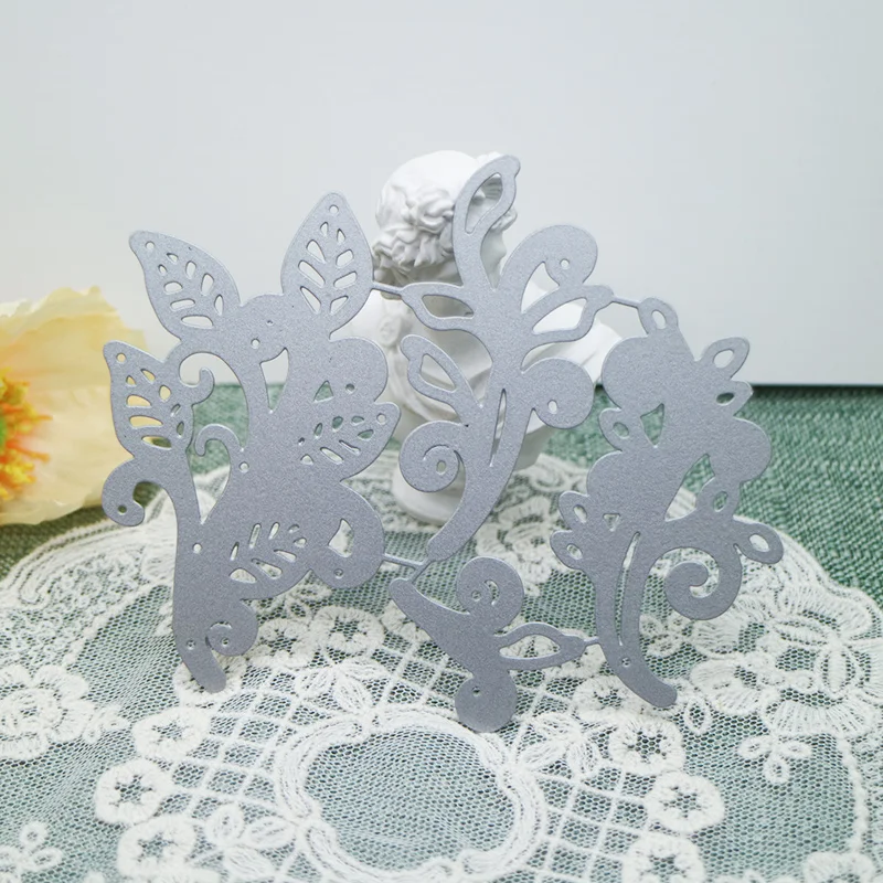 Leaf 4 Cutting Dies Scrapbooking Embossing Papercutting Greeting Cards Knife Mold Punch Stencil  Decorative Crafts