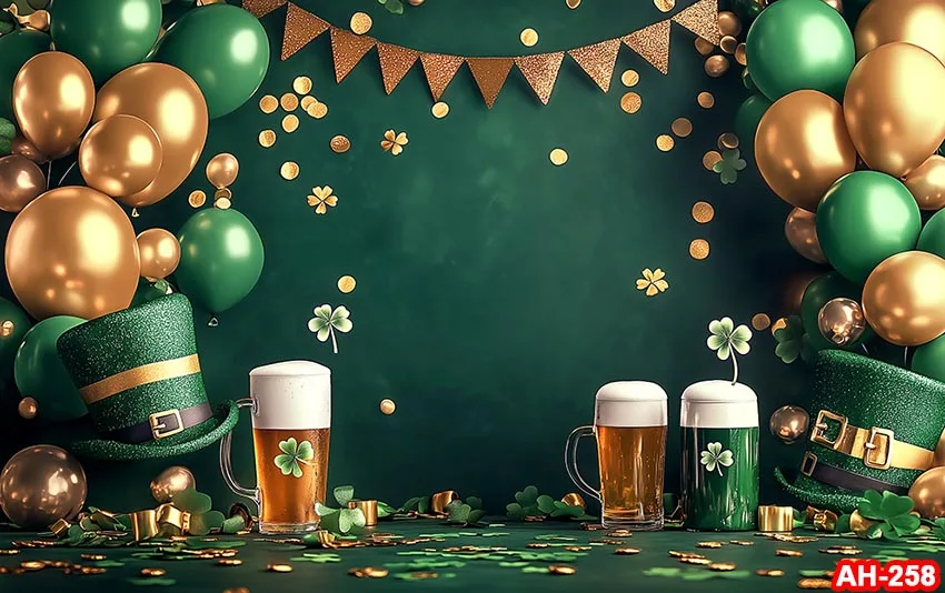 パトリックの日の写真の背景,きらびやかなボケグリーンクローバー,ラッキーアイリッシュシャムロック,誕生日パーティー