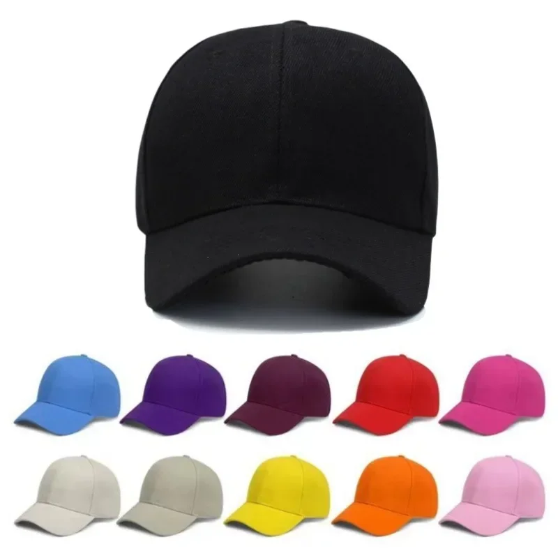 1 solid color polyester wool green six-piece cloth hard top baseball cap peaked cap wholesale sun hat large brim