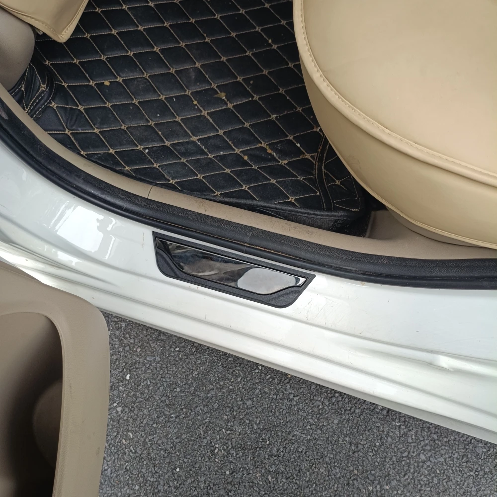 For Mazda Cx-80 Cx80 2022-2024 2025 Auto Door Sill 3d Pedal Shell Scuff Plate Trims Protector Sticker Car Styling Parts Supplies