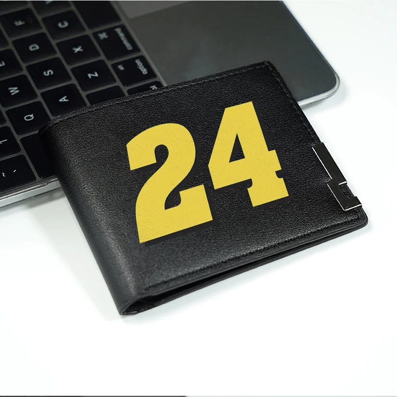 24번 디자인 남성용 PU 지갑 미니멀리스트 비즈니스 스타일 가볍고 내구성 있는 일상용 패션 액세서리