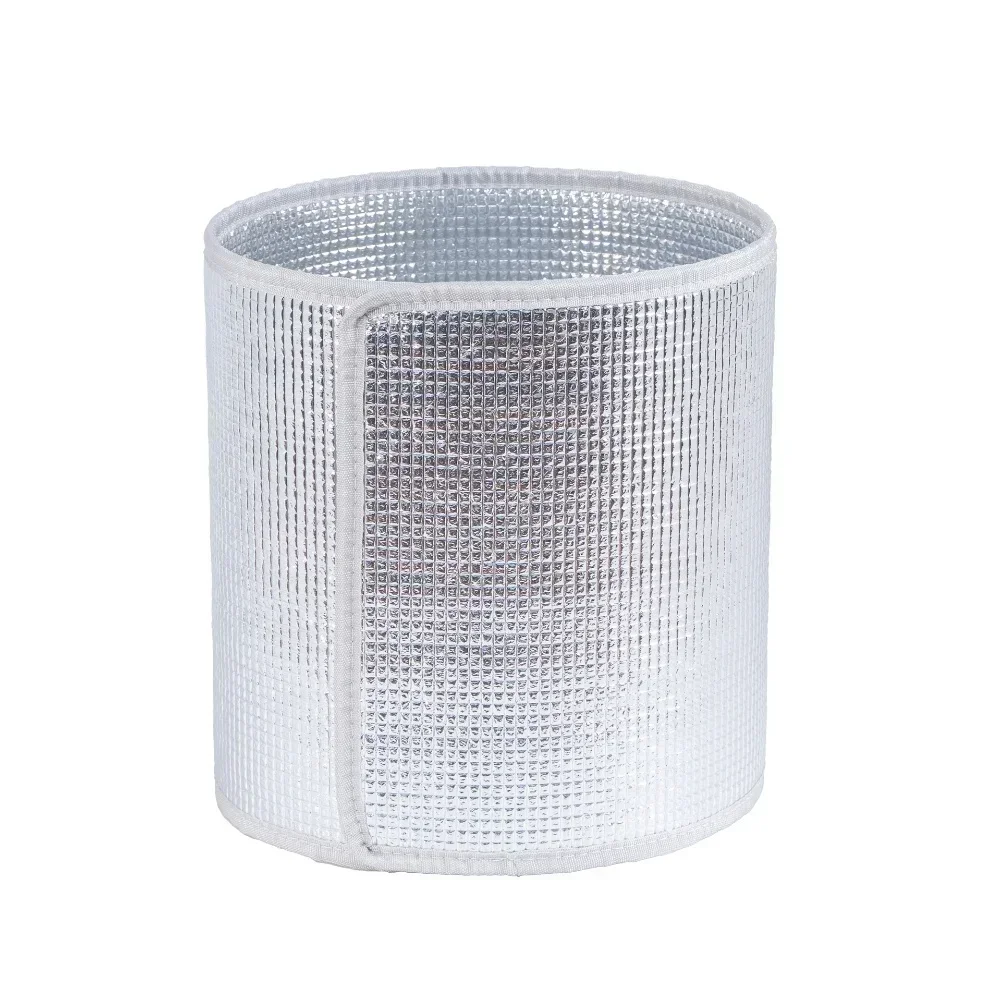 Set Of 5 Double Layer Thermal Insulation Film Covers For Plant Pots To Provide Frost Protection And Heat Shield During Winter
