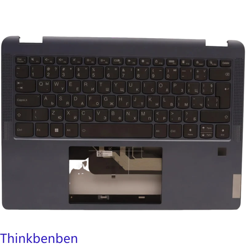Backlit Keyboard Blue Upper Case Palmrest Shell Cover For Lenovo IdeaPad Flex 5 14IAU7 5CB1H80017 5CB1H80031