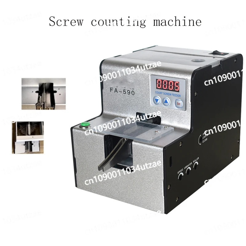 Automatic Screw Counting Machine FA-590 Screw Counter 1.0-5.0 Adjustable Rail Arrange Calculation Screws  Hardware Store