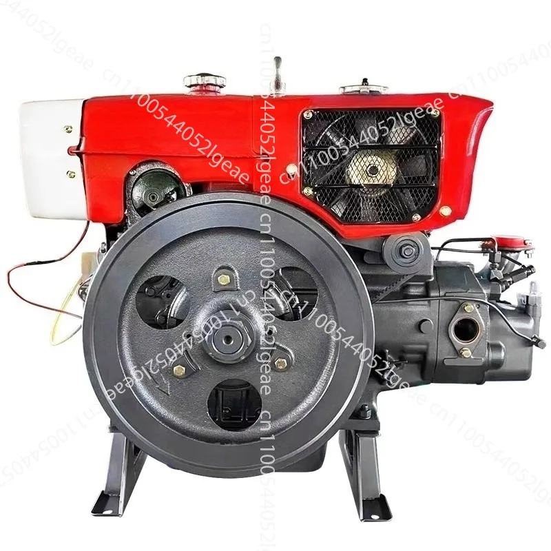 

Single cylinder water-cooled diesel engine condensing agricultural electricity starts small tractor hand crank 15 horsepower