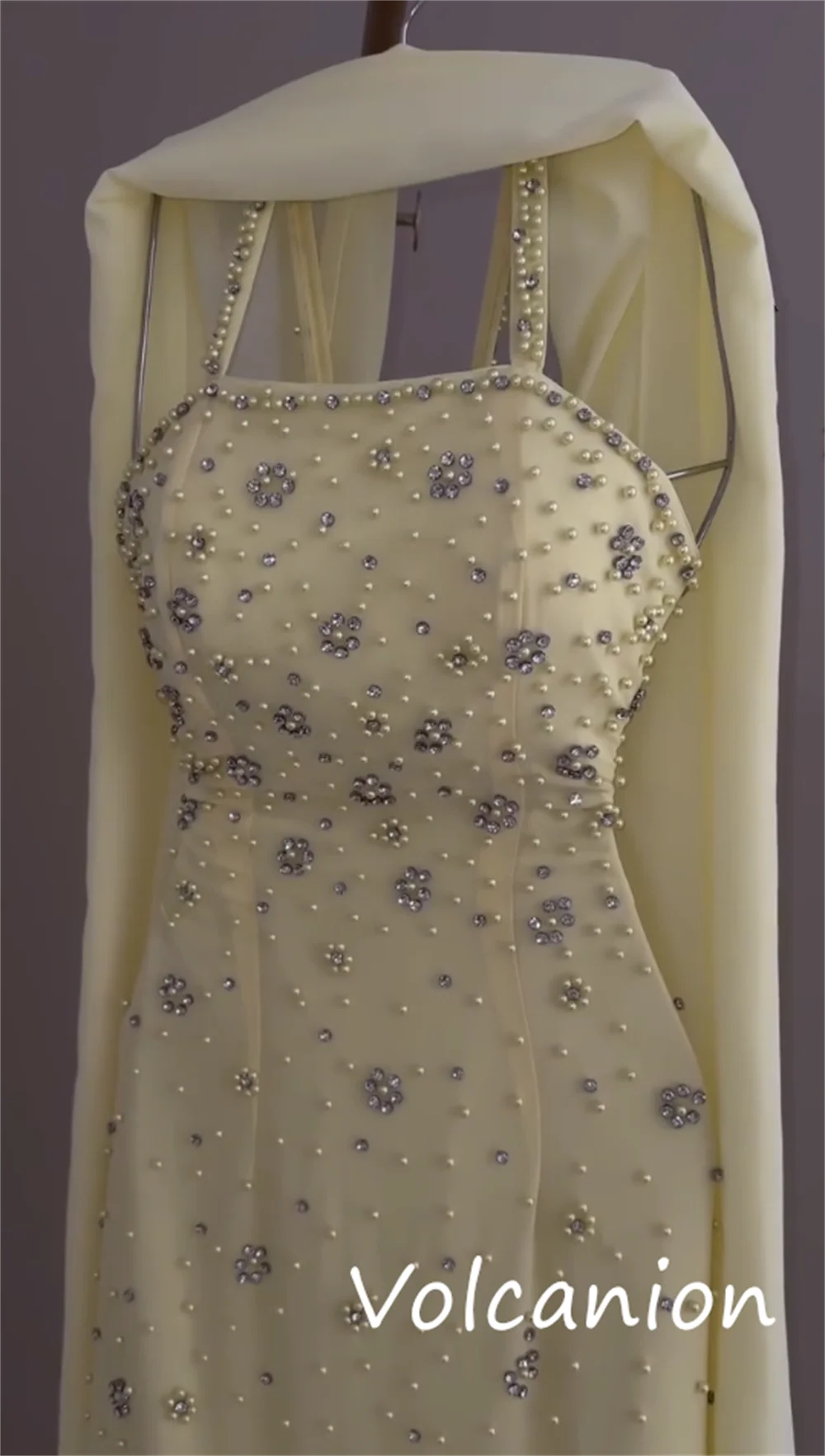 Длинные платья трапециевидной формы из джерси высокого качества с блестками и жемчугом по индивидуальному заказу, модные блестящие платья на заказ