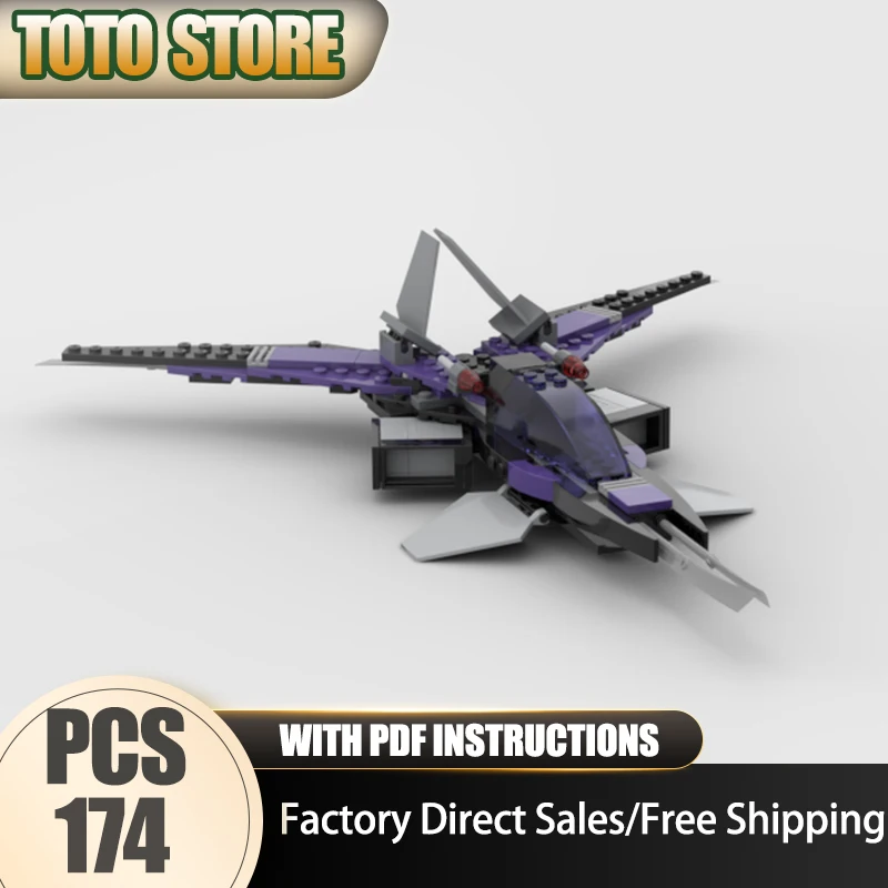 

Конструктор-модель из строительных блоков: Модульный истребитель Ниндриоид, технологичные кирпичики, DIY, из серии Famous Series, сборная модель, игрушка для конструирования