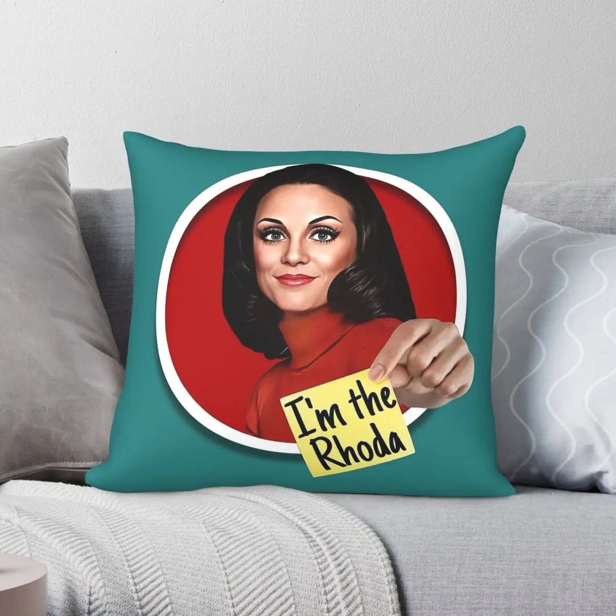 Rhoda Mary Tyler Moore Show Pillowcase Polyester Linen Velvet Creative Zip Decorative Pillow Case Home Cushion Case