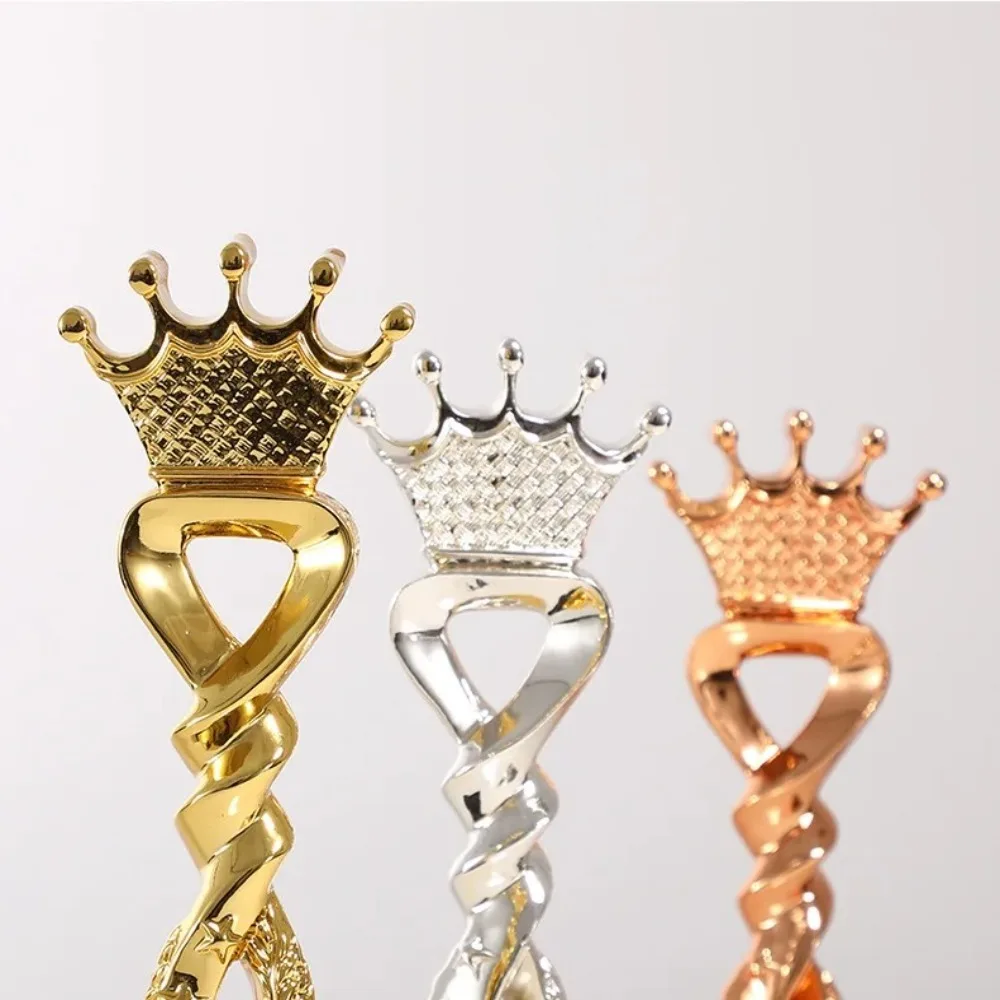 

Resin Resin Award Trophy Gold Silver Bronze Singing Dancing Competition Small Prize Cup Craft Souvenirs Crown