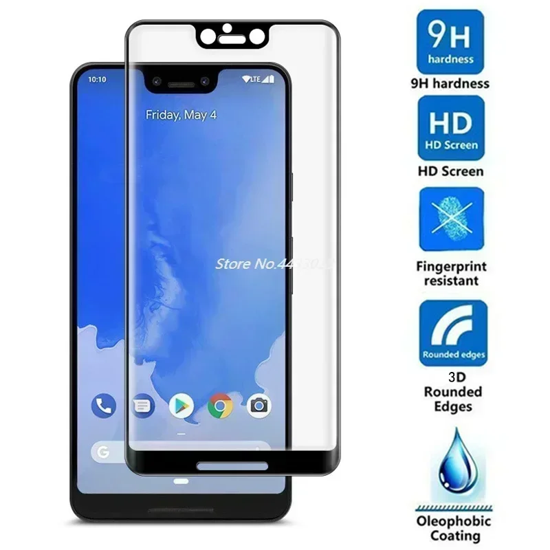 

3D Curved Tempered Glass For Google Pixel 2 2XL 3 3XL 3A 4A 5A 6A Full Cover Screen Protector For Pixel 7 5 6 XL Protective Film