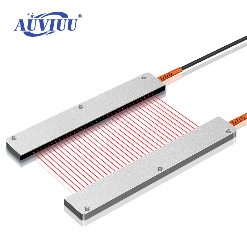 FM Matrix Fiber Optic Sensor Diffuse Reflective Through-beam Sensing Distance 50mm 120mm 500mm Stable Light Transmission