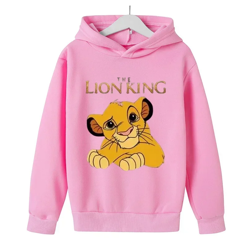 الخريف/الشتاء ديزني الأسد الملك الأطفال المطبوعة الخريف/الشتاء الفتيان والفتيات عارضة الأزياء الرياضة في الهواء الطلق هوديي #4