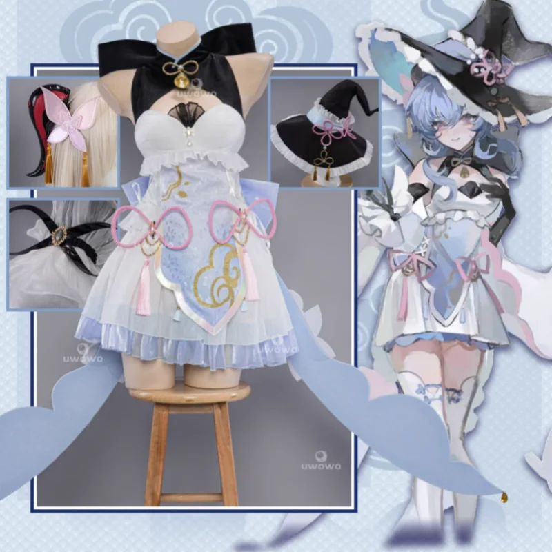 Ganyu Cosplay Game Genshin Impact Anime Women Sexy Little Witch Costumes Role Play Clothing Comic-con Party Suit Stock