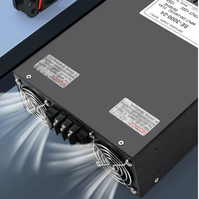 3000W Adjustable Industrial DC Power Supply, Digital Display, 12V 24V 36V Output